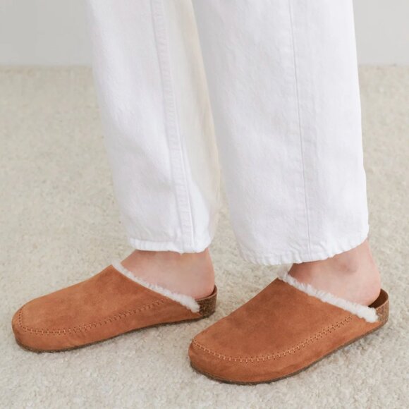 Jenni Kayne  Shearling-Lined Moc Clog - Picture 6 of 7